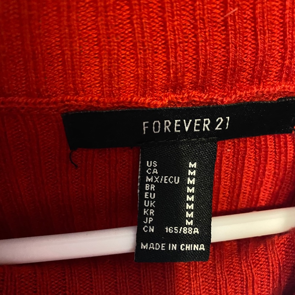 Red Sweater Dress - Picture 3 of 3